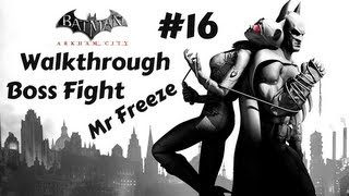 preview picture of video 'Batman Arkham City - Mr Freeze Boss Fight Gameplay Walkthrough PC/HD'