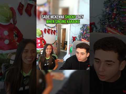 SADIE MCKENNA SHOCKS LACY WHEN SINGING KARAOKE! #streaming #funny #lacy #sadiemckenna #twitch