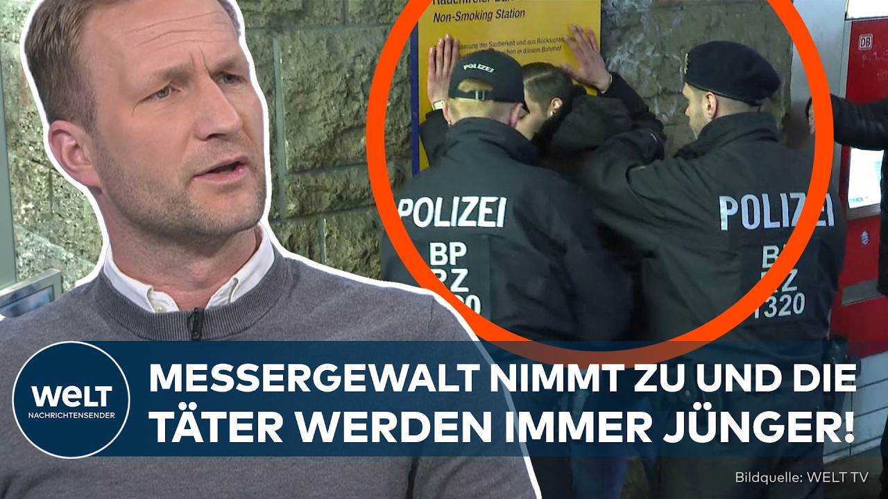 DEUTSCHLAND: MESSERGEWALT STEIGT! „Die Intensität hat deutlich zugenommen“ – Polizei warnt