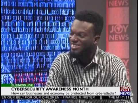 Cybersecurity Awareness Month - Business Live on JoyNews (1-10-18)