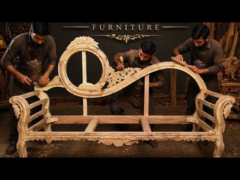 Handmade Deewan Furniture Factory | Full Production Video 