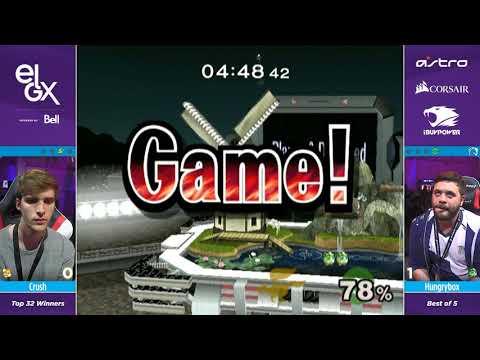Hungrybox vs Crush - EGLX 2018 - Melee Winners Quarters