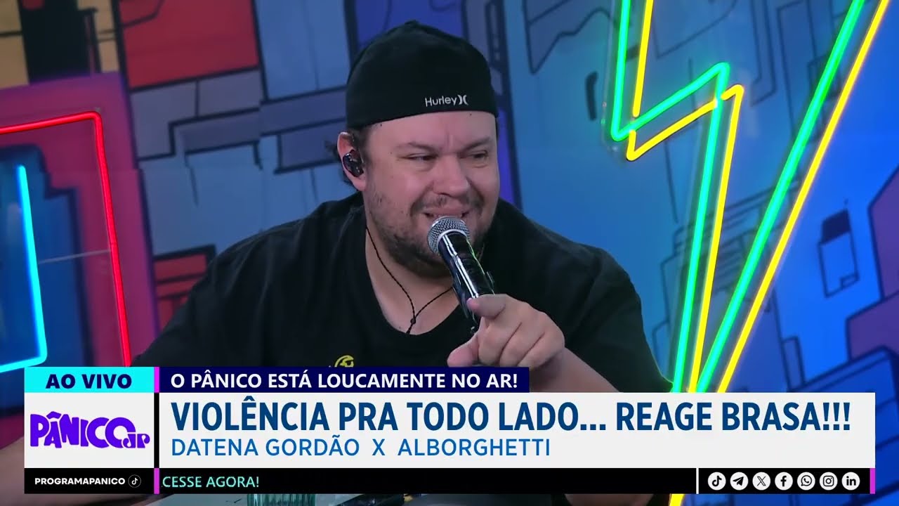 ELEIÇÃO TÁ CHEGANDO E O DATENA SÓ QUER SABER DE DAR CADEIRADA NO DEBATE COM ALBORGHETTI!