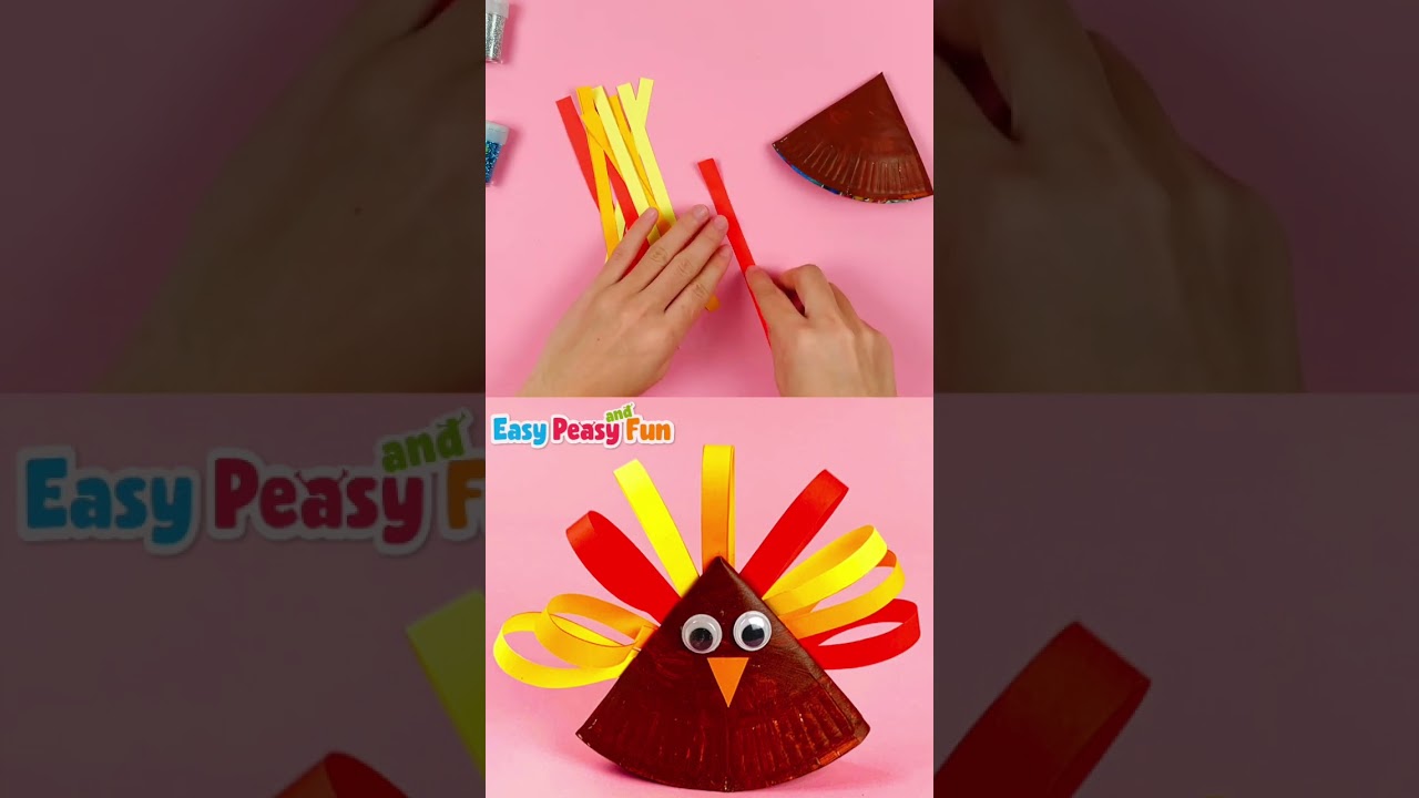 Rocking Paper Plate Turkey Craft