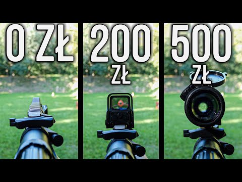 Celownik za 0 zł vs 20 zł vs 150 zł vs 500 zł - Który warto wybrać? Poradnik ASG