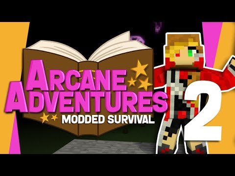 AbugRed - Transmutation, and a cool new sword! - ARCANE ADVENTURES! - MINECRAFT MODDED SURVIVAL - PART 2