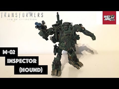 HOUND || Wei Jiang M-02 Inspector Review (Transformers: Age of Extinction Hound)