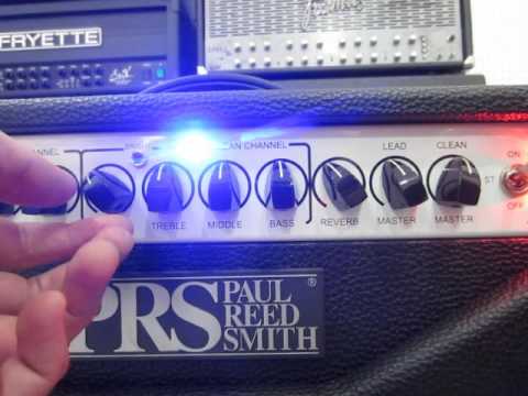 PRS SE 20 1x12 20 Watt Tube Combo Guitar Amplifier Clean Sound Demo