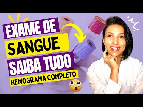 EXAME DE SANGUE Hemograma Completo - Aula Completa - biomedicina -biologia