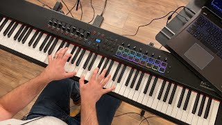 Video thumbnail for XLN Audio - Addictive Keys Grand Piano DEMO and REVIEW with M-Audio Hammer 88 Pro! by DSoundman