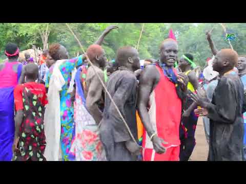 Mith ke Wun Abee Geu during Piou Anyar e Malith at Amadi Cattle Camp.