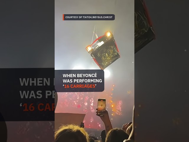 Beyonce's flying car malfunctions mid-air during 'Cowboy Carter' tour
