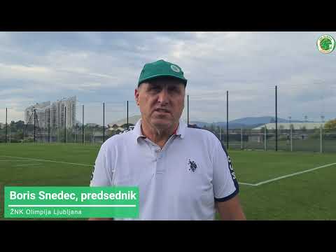 Predsednik Boris Snedec pred derbijem ŽNK Mura Nona - ŽNK Olimpija