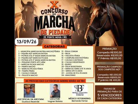 X CONCURSO DE MARCHA DE PIEDADE DE PONTE NOVA