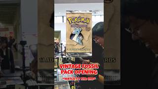HE PAID $300 TO OPEN THIS VINTAGE FOSSIL PACK 🤯🚨 vendor pov #pokemon #pokemoncards #pokemontcg
