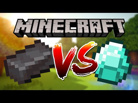 Minecraft - Netherite VS Diamonds