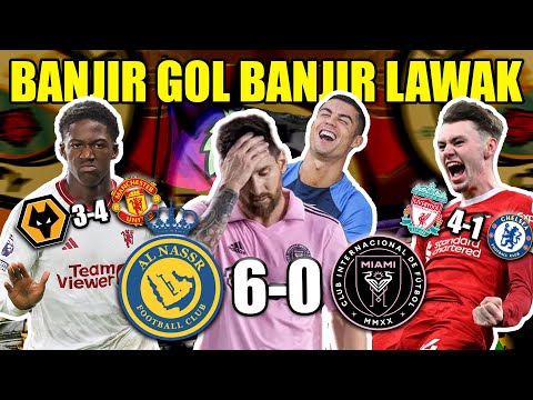 Inter Milan Messi Beaten 6 by Al Nassr! Manchester United Saved by Boy Mainoo and Liverpool Destr...