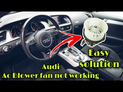 Audi ac blower fan not working easy solution.
