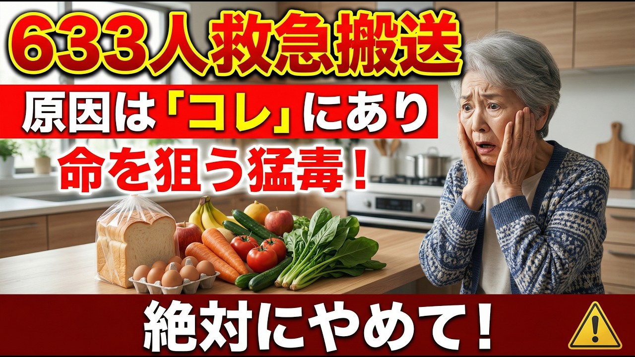 大阪で600人が倒れた！あなたのキッチンに潜む「命を狙う猛毒」と最悪の生活習慣