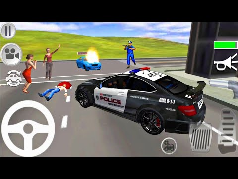 American Police Car Pursuit Chase 3D - Police Crazy Car Driving Simulator - Android Gameplay