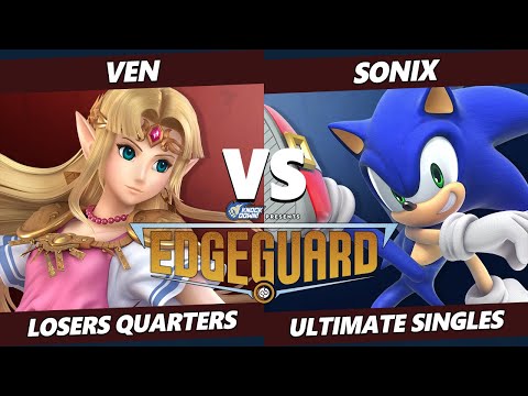 Edgeguard Losers Quarters - ven (Zelda) Vs. Sonix (Sonic) SSBU Ultimate Tournament