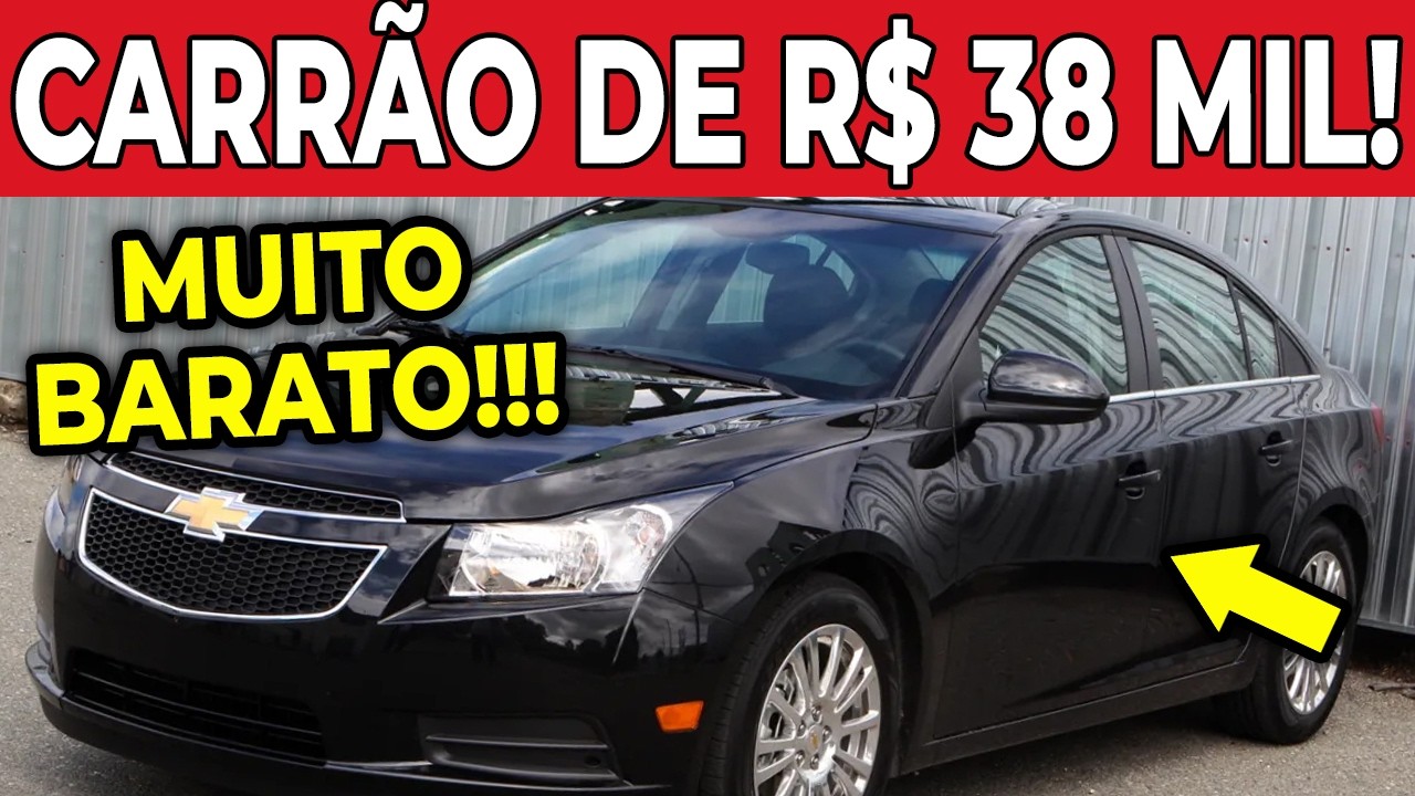 💰 5 CARROS USADOS ATÉ R$ 40 MIL QUE SÃO NEGÓCIO DE OURO! 🚨