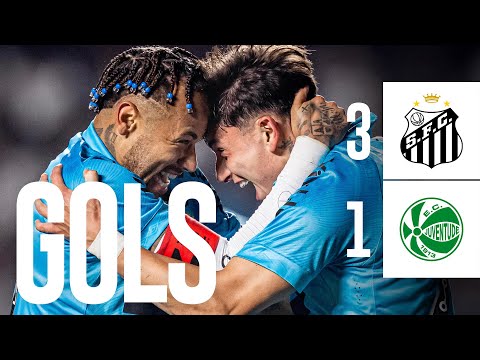 SANTOS 3 x 1 JUVENTUDE | GOLS | BRASILEIRO A (04/08/25)