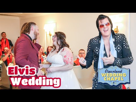 Kyle & Jamie's Elvis Wedding in Las Vegas | Graceland Chapel