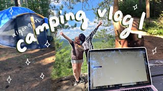 algonquin camping vlog!! // 12km hike, writing and creative reset