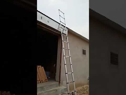Aluminium aluminum telescopic ladder, size: 6.5 to 21.5 feet