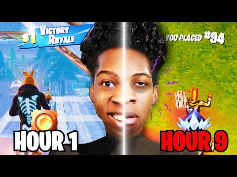 24 HOUR Bronze to Unreal Speedrun with NO BREAKS!