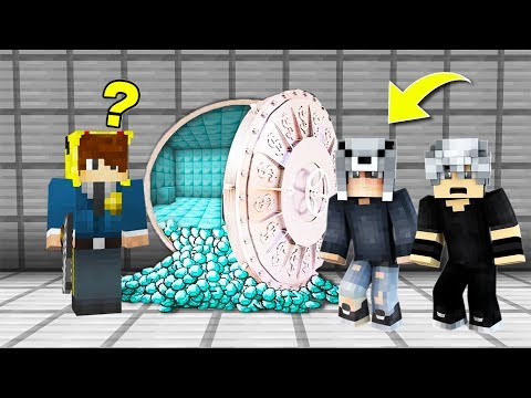 ISMETRG'NİN GÜVENLİ BANKASINI SOYDUM! 😱 - Minecraft