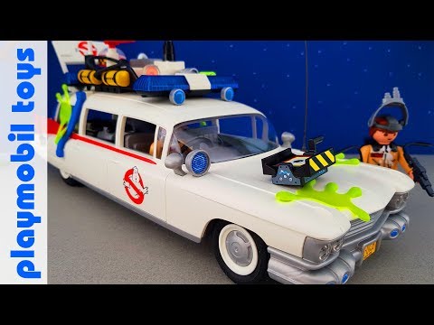 Unpack Playmobil Ghostbusters  9220 Ecto 1 with Lights and Sound