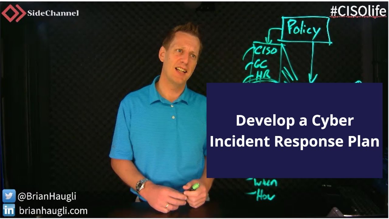 Developing a Cyber Incident Response Plan | IRP | Cyber Policy Creation #CISOlife