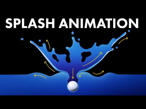 How to Animate a Water Splash Liquid Animation Tutorial