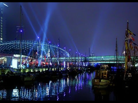 Karin Rauschen - Blaue Nacht am Hafen