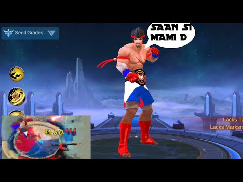 Chou Manny Pacquiao Skin Gameplay|AUTO WINNNNN!!!!!!!! ON RANK King Of Kamao 😂😂