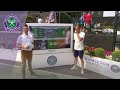 Analysis Corner with Dan Evans at Wimbledon 2019