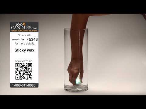 DIY Wedding Centerpieces with Remote Controlled Submersible LED Lights
