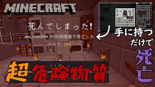 【Minecraft】#18 手に持つだけで死んじゃう超危険物質を手に入れてしまいました【マイクラ】