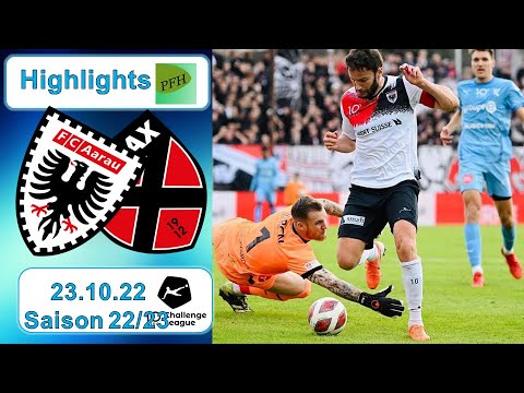 Highlights: FC Aarau vs Neuchatel Xamax FCS (23.10.2022)