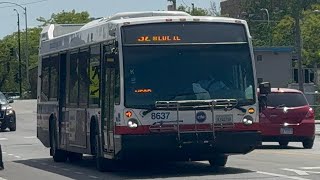 CTA 2023 Nova LFS Bus #8637 On Rt 52 Kedzie