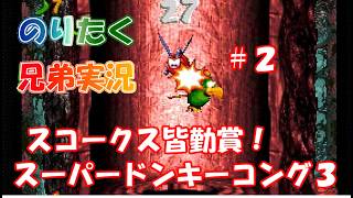 【兄弟】#2 スーパードンキーコング3 謎のクレミス島【実況】