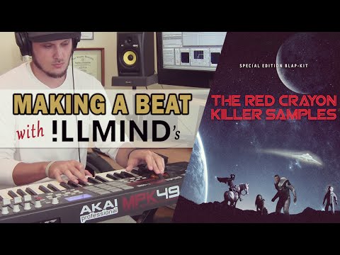 Making a Beat Using ILLMIND'S Red Crayon Killer Samples Pack - 