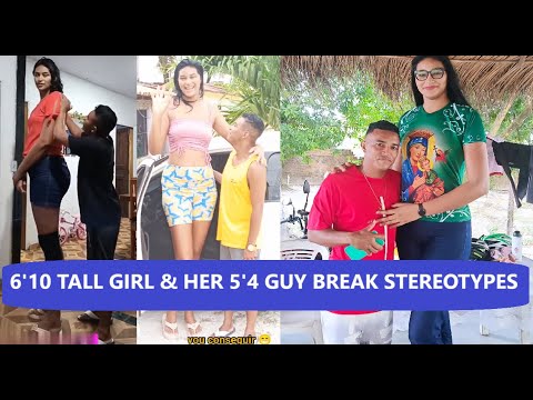 6'10" Tall Girl & Her 5'4 Guy Break Stereotypes!