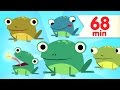 Five Little Speckled Frogs | + More Kids Songs | Super Simple Songs