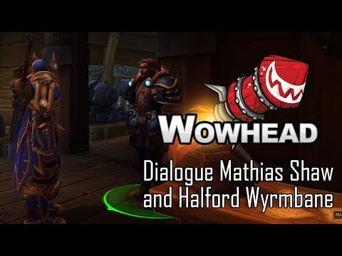 Dialogue Master Mathias Shaw and Halford Wyrmbane