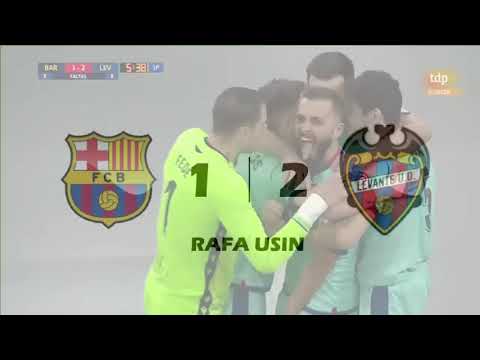 FUTSAL - BARCELONA 2 X 2 LEVANTE - PLAYOFFS 20/21 - 1ST MATCH - GOALS ANALYSIS