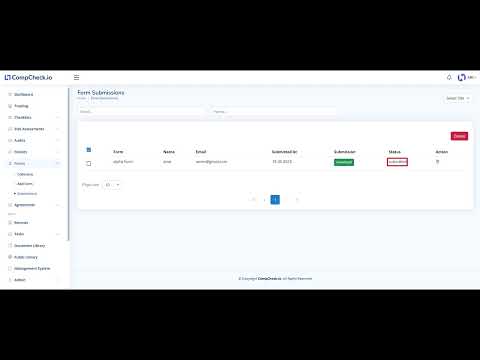 View and Manage Form Submissions