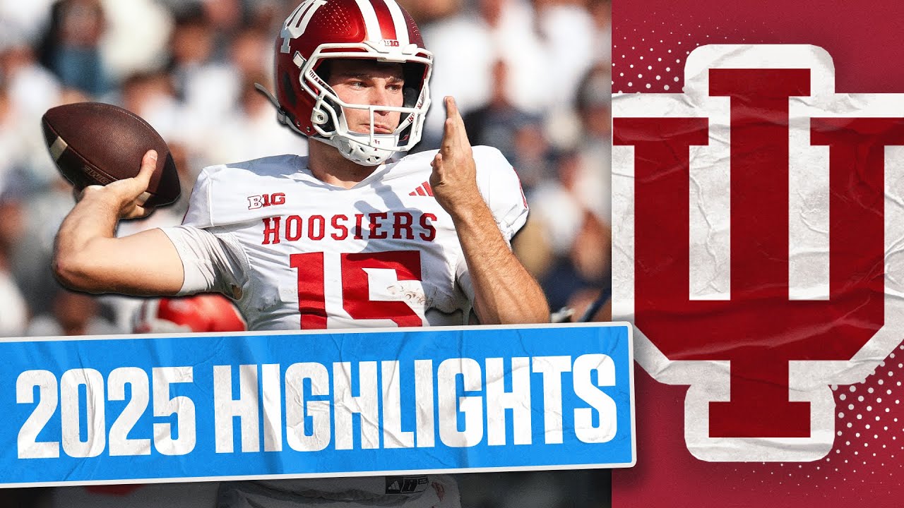 Fernando Mendoza 2025 Indiana Hoosiers Season Highlights 🏈 FOX College Football